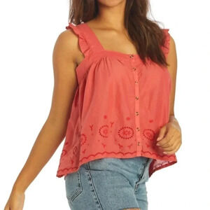 O’neill Lexie Embroidered Tank M NEW